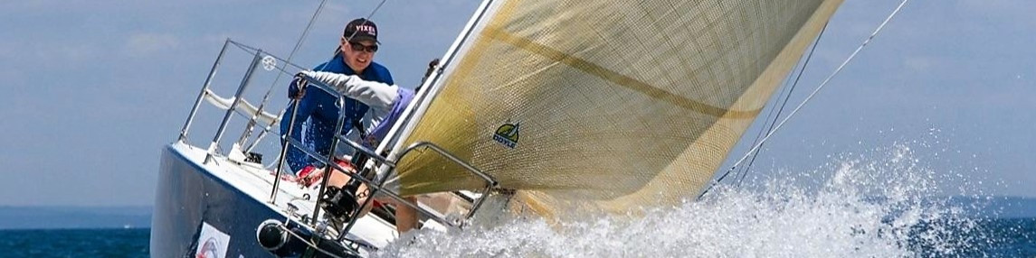 Sheyne Branconnier sailing off the New England coast